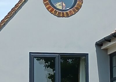 uPVC – grey externally, white finish internally
