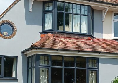uPVC – grey externally, white finish internally
