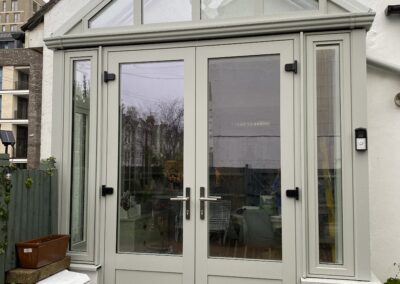 Agate Grey Aluminium Entrance Porch
